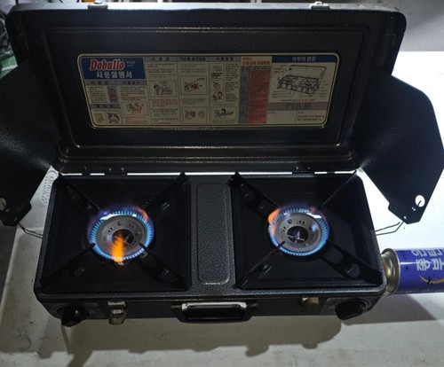 Stufa gas doppia portatile - doppia,