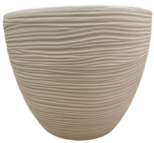 Vaso muro resina bianco - da, in