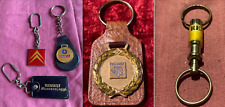 RARE VINTAGE LOT FRANCE Key Chain : N. 5 - Stunning also leather - 1970's !!!