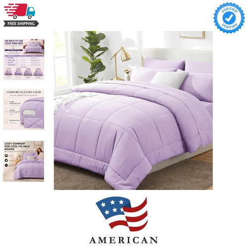 Set piumone king size lavanda
