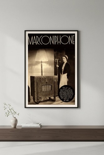 Poster radio d epoca - radio, d'epoca