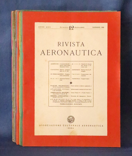 Rivista aeronautica 1946 - rivista,