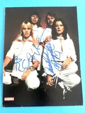 Abba autografi firmati