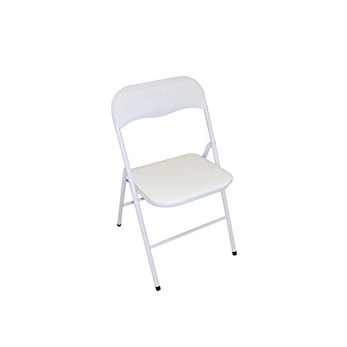 Sedia slim pieghevole bianca - sedia,