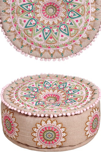 Pouf deko multicolore - pouf,