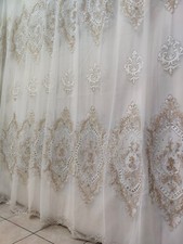 tende a metro tulle ricamato