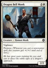 MTG 4x DRAGON BELL MONK EXC - MONACO DELLA CAMPANA DEL DRAGO - IMA - MAGIC
