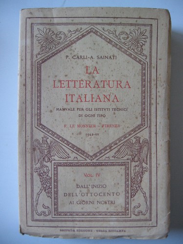 Letteratura italiana per - letteratura,
