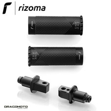 SUZUKI GSR 750 2010-2015 Pedane Snake RIZOMA PE615B PE693B Nero passeggero