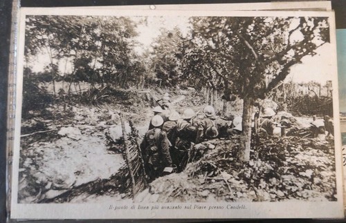 Cartolina ww1 battaglia - cartolina, del