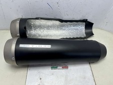 COPPIA PROTEZIONI COPERTURE SILENZIATORI SCARICO YAMAHA MT 03 VEDI DESCRIZION...