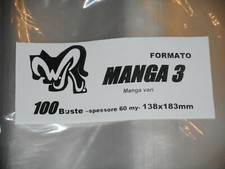 100 BUSTE WR "MANGA 3" 138x183