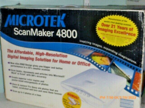 Microtek scanmaker 4800 - microtek,
