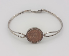 Bracciale argento 925 moneta