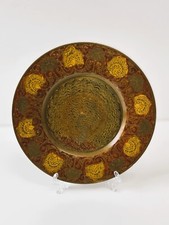 Piatto da parete in ottone