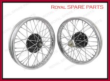 Vintage Anteriore Posteriore Mezza Larghezza Hub Ruota Cerchio Gruppo Per Reale