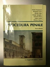 O. Dominioni, P. Corso PROCEDURA PENALE TERZA EDIZIONE USATO 2014