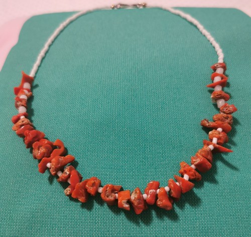 Collana corallo grezzo - collana, e