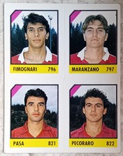 Figurina Micro Calcio Vallardi 1991 1990-91 Reggina Salernitana n 163