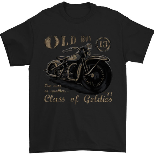 Vecchio ragazzo moto biker - 13,