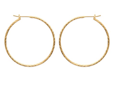 Orecchini cerchio oro 18 - cerchio,