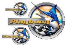 3 Adesivi Designer Playbuoy