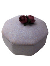 Scatola con coperchio - coperchio, fiori