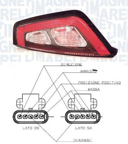 Fanale fanalino stop originale - fanale,