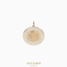 Ciondolo donna Madonna di Pompei oro giallo 18kt