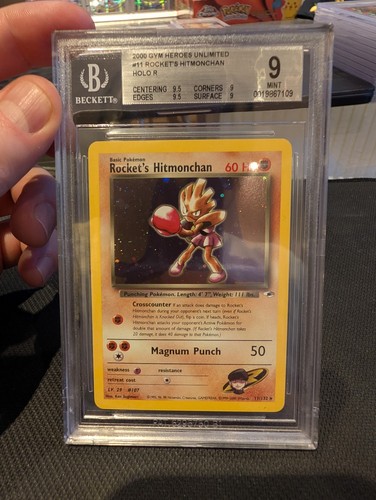 Rocket hitmonchan holo - rocket’s,
