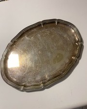 VASSOIO OVALE VINTAGE ACCIAIO