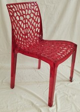 SEDIE GRUVYER ROSSO RUBINO