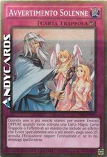 AVVERTIMENTO SOLENNE •