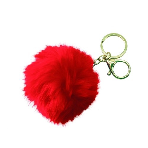 Portachiavi con pompon - portachiavi,
