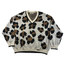 Twin Set Simona Barbieri Women's Leopard print Jumper XL