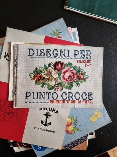Lotto riviste schemi punto - riviste, e