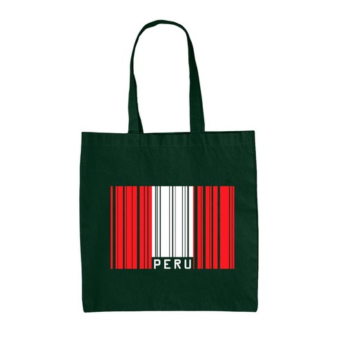 Perù bandiera borsa tote - bandiera,