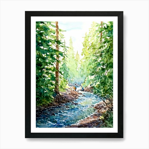 Quadro acquerello sereno - di,