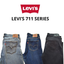 JEANS LEVI'S 711 PANTALONE PER UOMO VINTAGE GRADO A W27 W28 W30 W33 W32