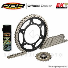 KIT TRASMISSIONE PBR CATENA EK CORONA PIGNONE KTM FREERIDE 250R 250 2014-2019