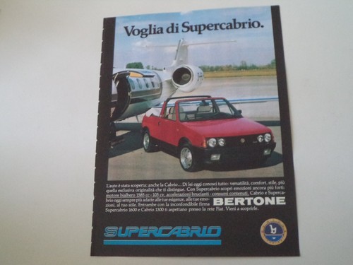 Advertising pubblicità 1986 - advertising,
