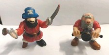 Coppia Personaggi Fisher Price Great Adventure Serie Pirati 1994 