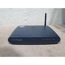 Thomson Speedtouch ST585 v6 modem router wireless ADSL nero 4 porte Ethernet