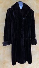 Cappotto Pelliccia Castoro Vintage - Marrone Scuro