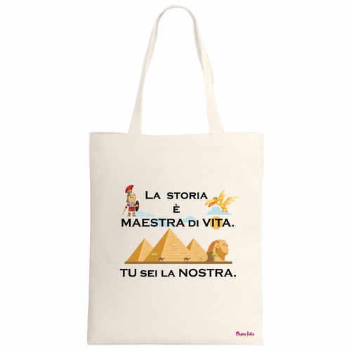 Borsa poliestere ecru - poliestere,