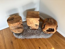 comodino in Legno Massello