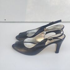 SCARPE DONNA CON TACCO -LADY VARESE   Tg 38 (37,5), VERO CUOIO, Made In Italy