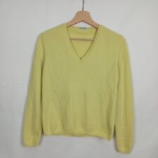 Maglione Malo da Donna Giallo 100% Cashmere Taglia 42 Taglia M