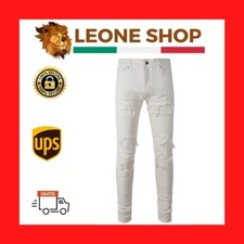 jeans denim da uomo skinny fit