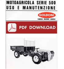 GOLDONI serie 500 Manuale uso